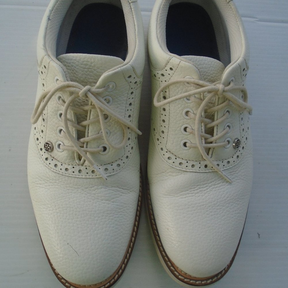 G-Fore Women's Studs Cap Toe Gallivanter Golf Shoes Size 8 White